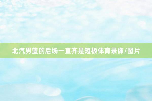 北汽男篮的后场一直齐是短板体育录像/图片