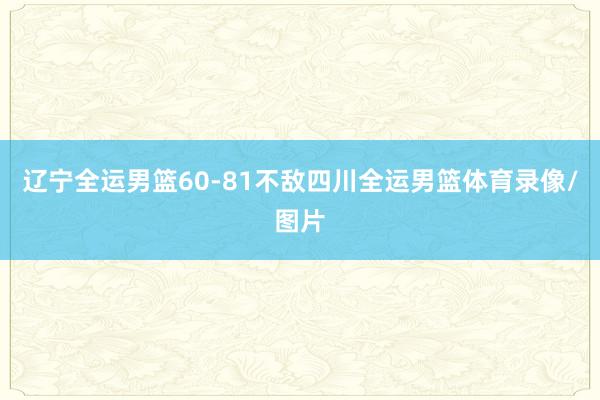 辽宁全运男篮60-81不敌四川全运男篮体育录像/图片