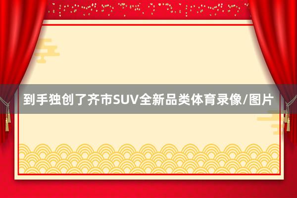 到手独创了齐市SUV全新品类体育录像/图片