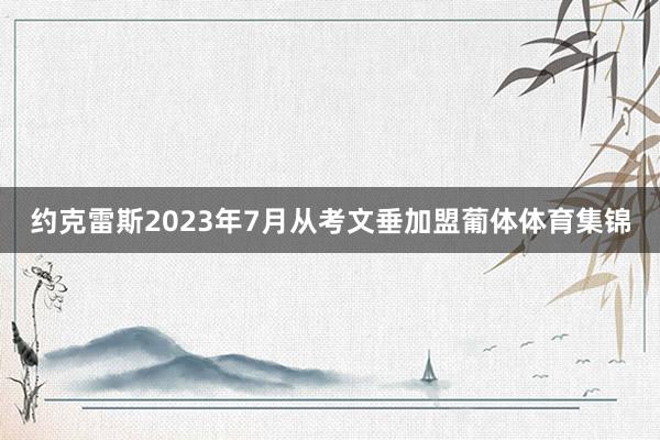 约克雷斯2023年7月从考文垂加盟葡体体育集锦