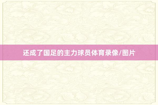 还成了国足的主力球员体育录像/图片