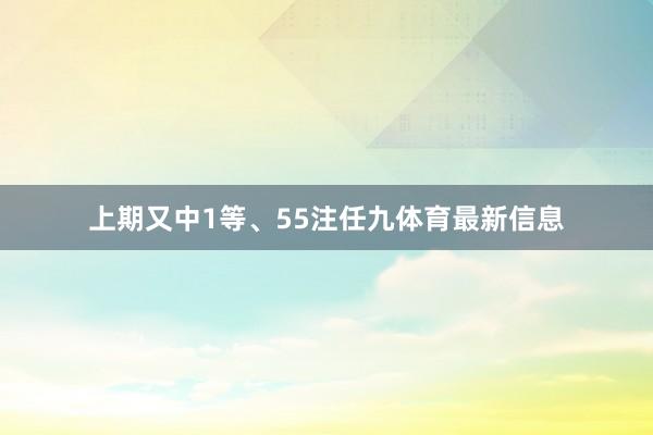 上期又中1等、55注任九体育最新信息